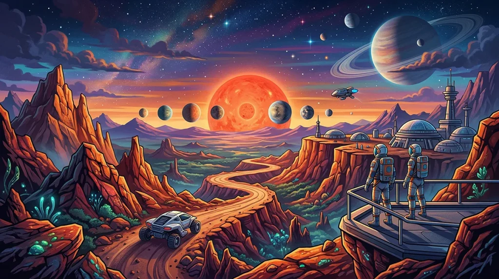 Exoplanet Travel Bureau Post Görseli Bir Öte Gezegen