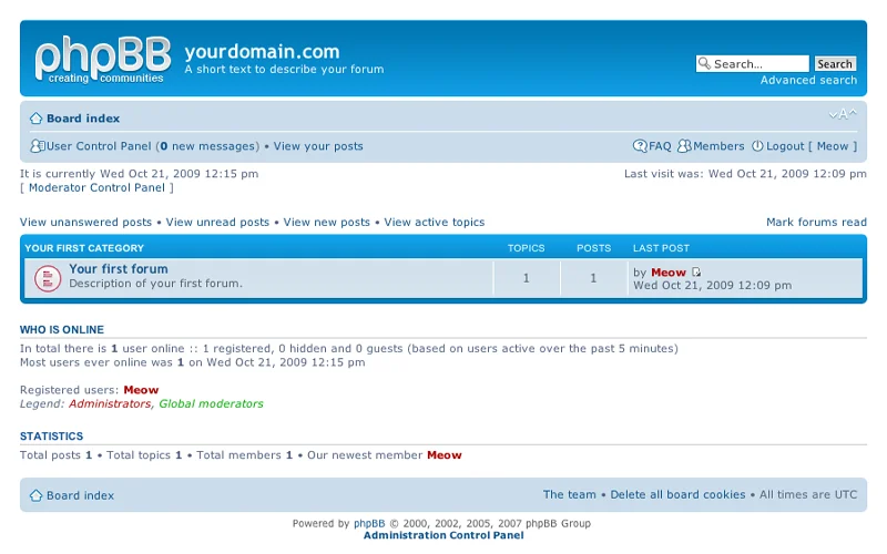 Forum Kültürü: İnternetin Unutulan Kalbi 3 2hbn forum kültürü postu - Phpbb arayüzü
